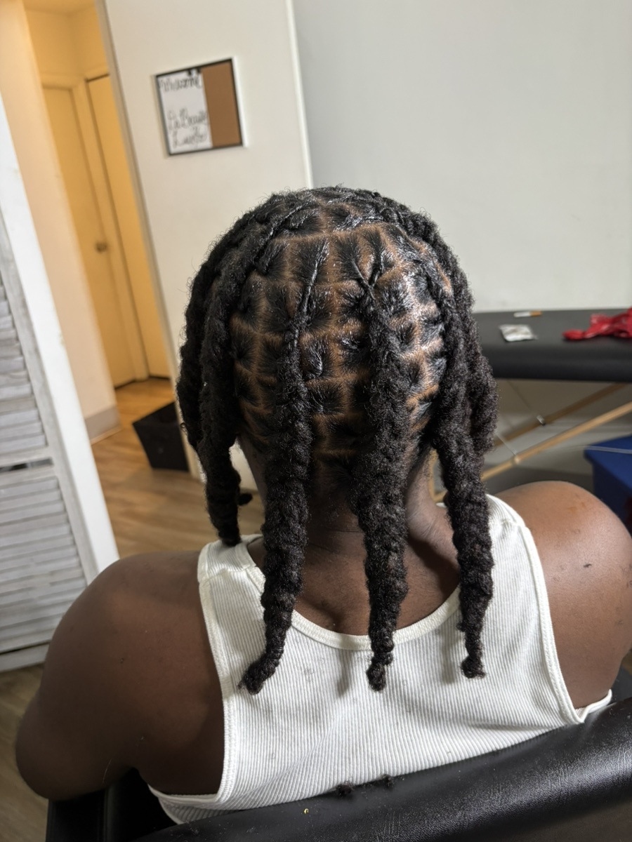 Men Locs Wash, Retwist and Style
