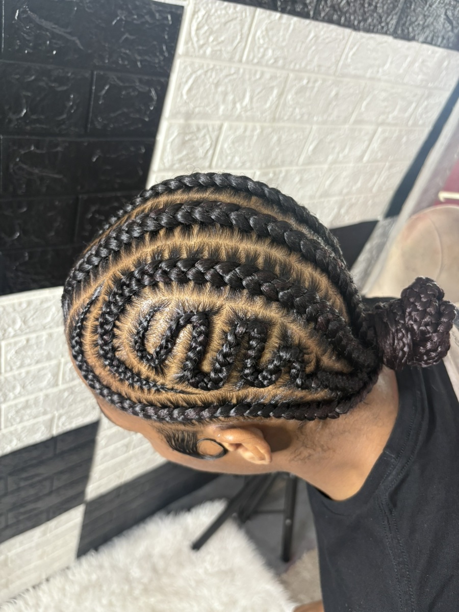 Women Design Stitched Braids